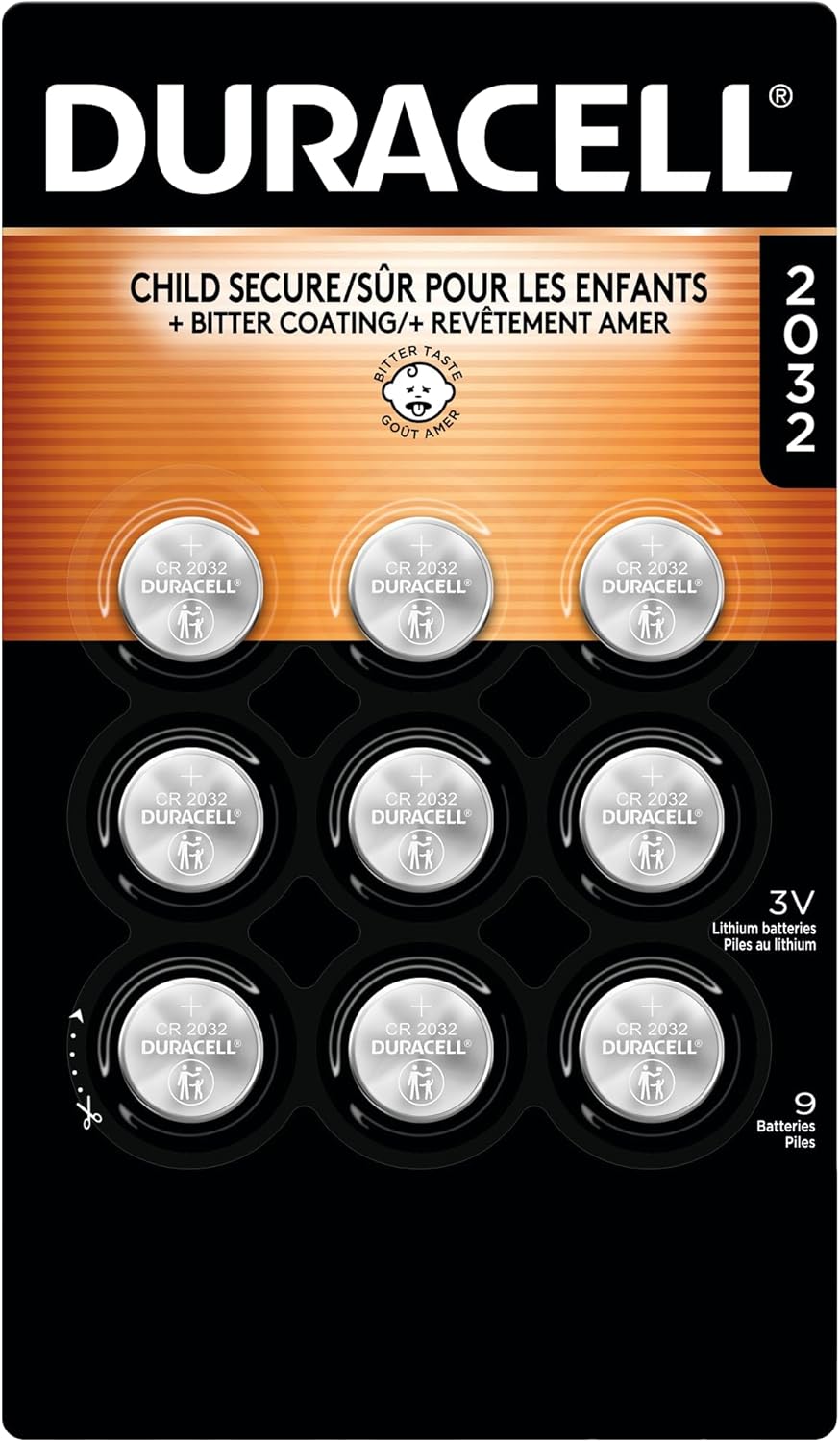Duracell 2032 Lithium Battery — Child Safety Pack